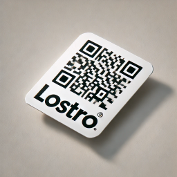 Example of a Lostro QR code label